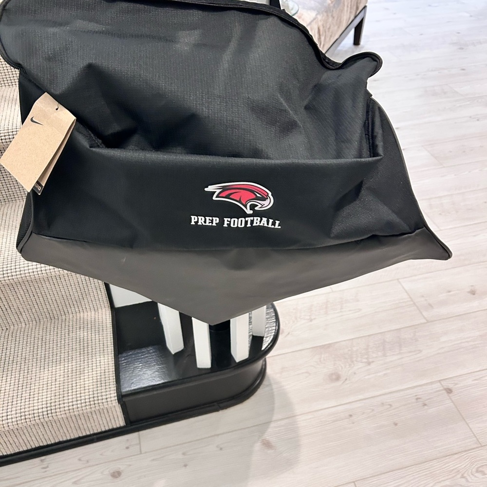 Nike Black Prep Football Duffel Bag